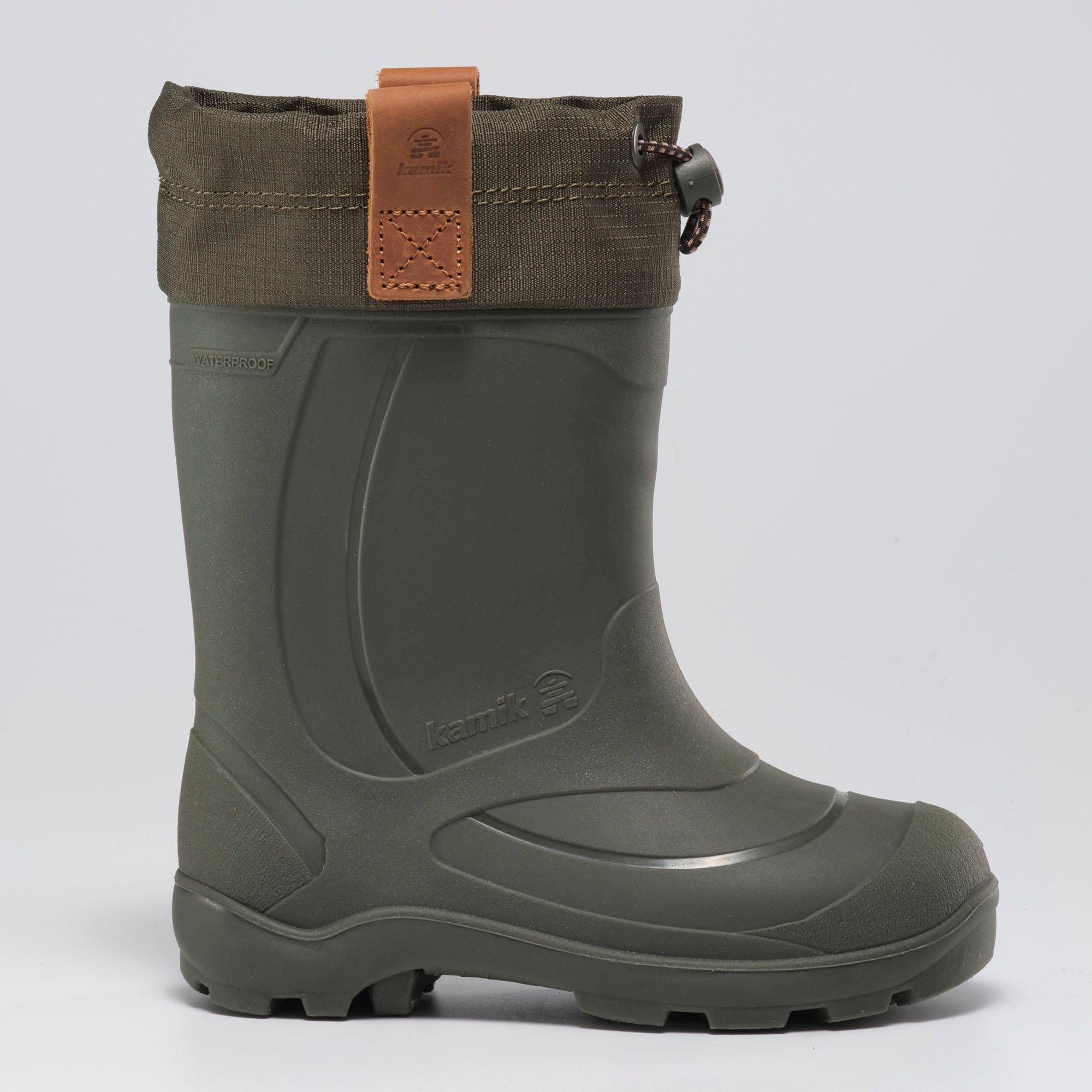 Kamik Junior Tundra Lightweight Synthetic Rubber Winter Boots