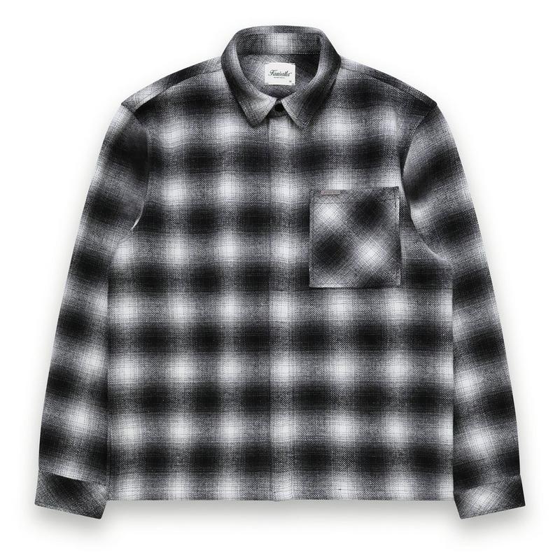 Kuwalla Chemise &agrave; poche &agrave; carreaux pour hommes