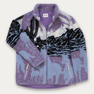 Kuwalla Unisex Printed Terry Fleece Jacket