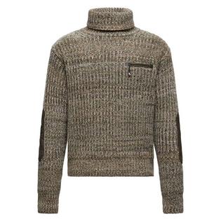 Moncler Grenoble Men's Wool Turtleneck Pocket Sweater
