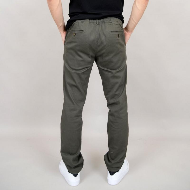 Oak & Ivy Pantalon en serg&eacute; pour hommes