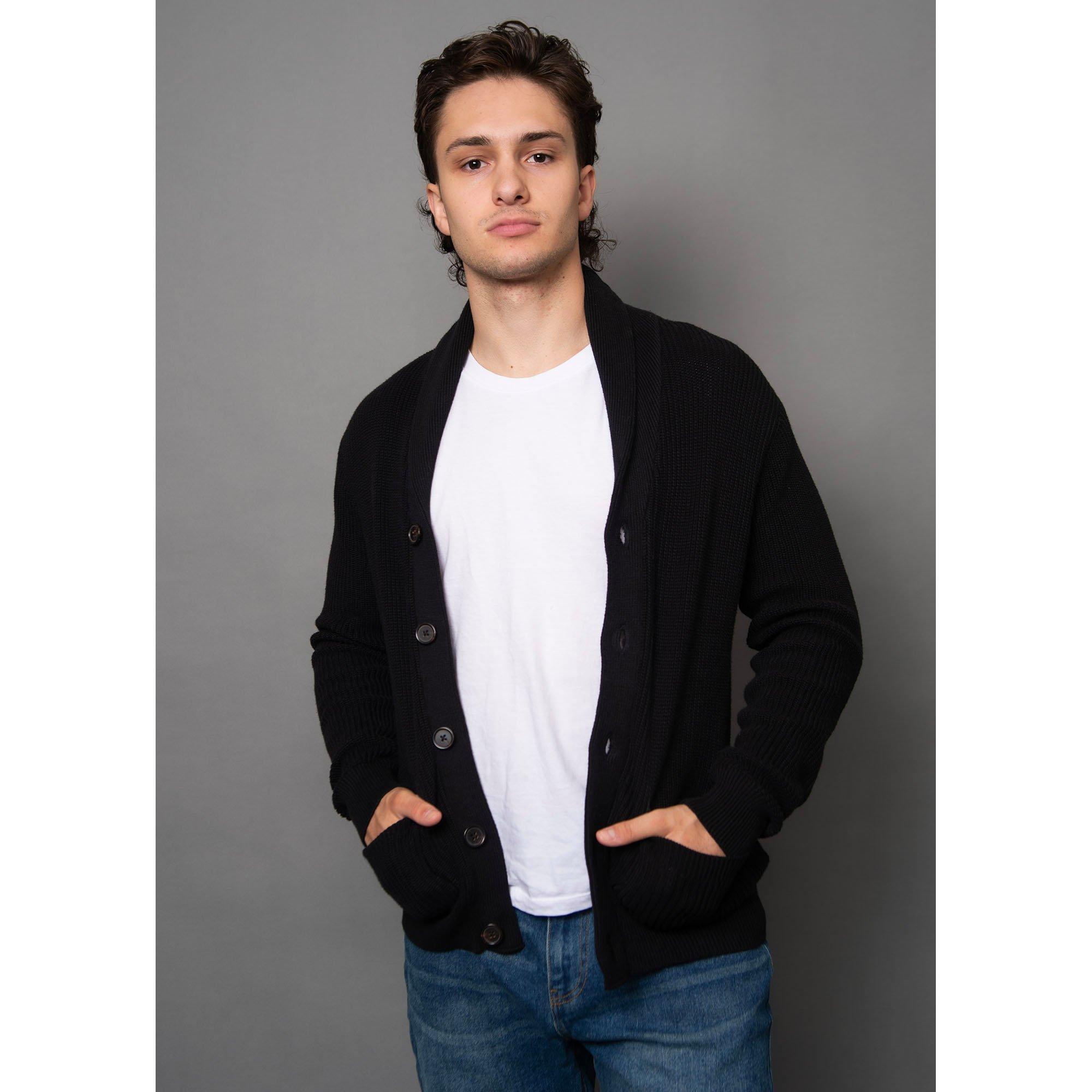 Mens-Shawl-Collar-Cardigan-