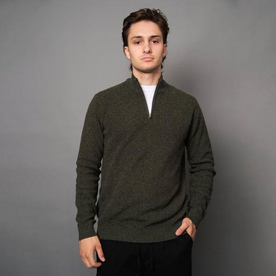 Men's Mock Neck Half-Zip Sweater | Oak & Ivy | Sporting Life Online