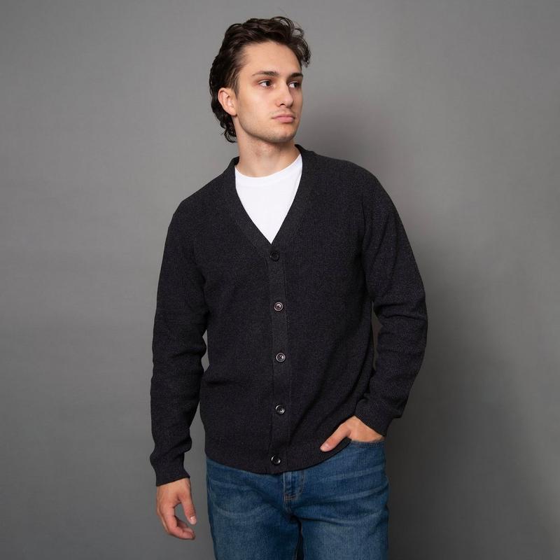 Oak & Ivy Cardigan en tricot &agrave; col en V pour hommes