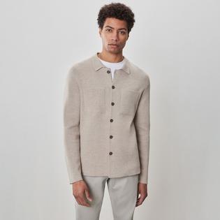 Robert Barakett Men's Cantor Knit Overshirt