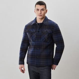 Robert Barakett Men's Plaid Kaden Shirt Jacket