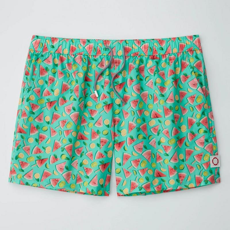 Public Beach Short de bain Classic Keep It Tight Melon 6,5 po pour hommes