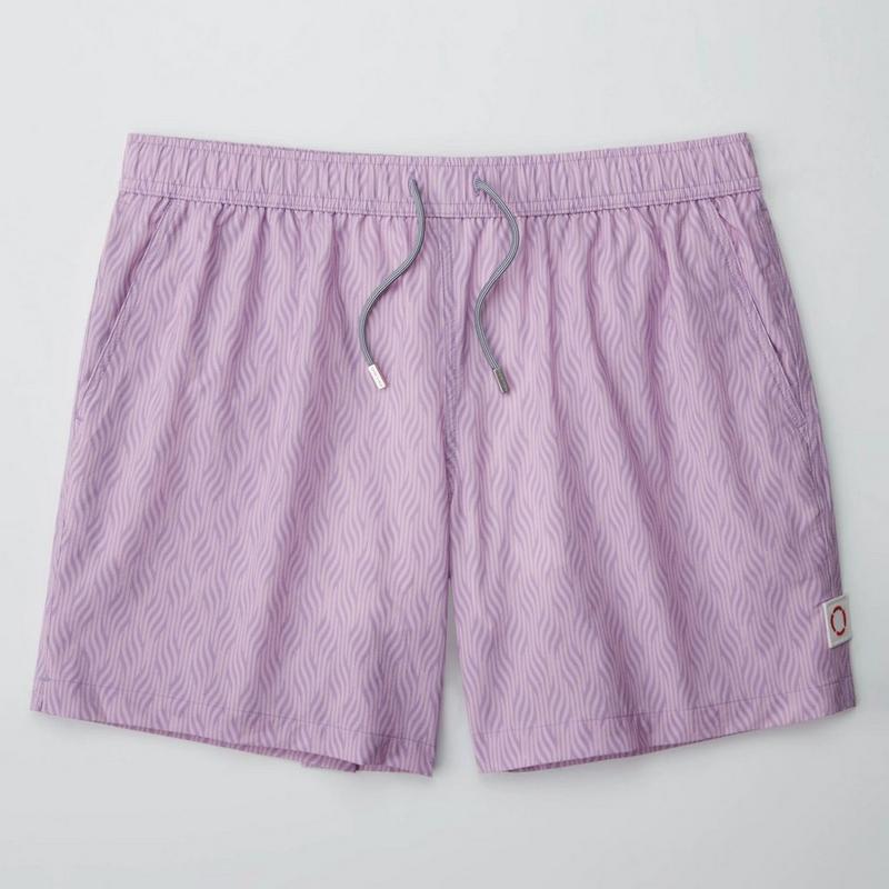 Public Beach Short de bain Classic Keep It Tight Wave Whisper 6,5 po pour hommes