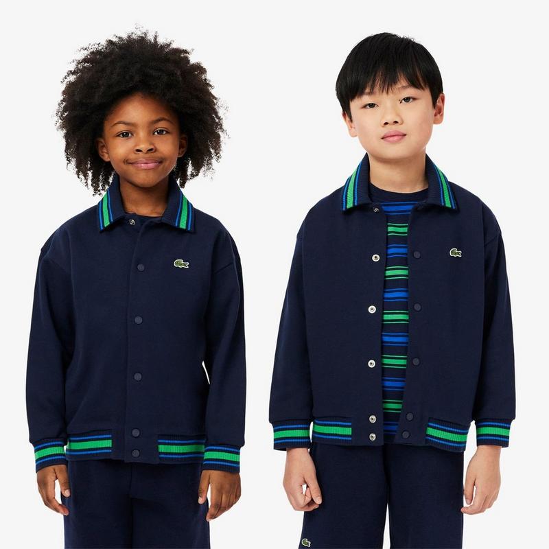 Lacoste Blouson en molleton &agrave; boutons Essentials pour juniors [8-16]