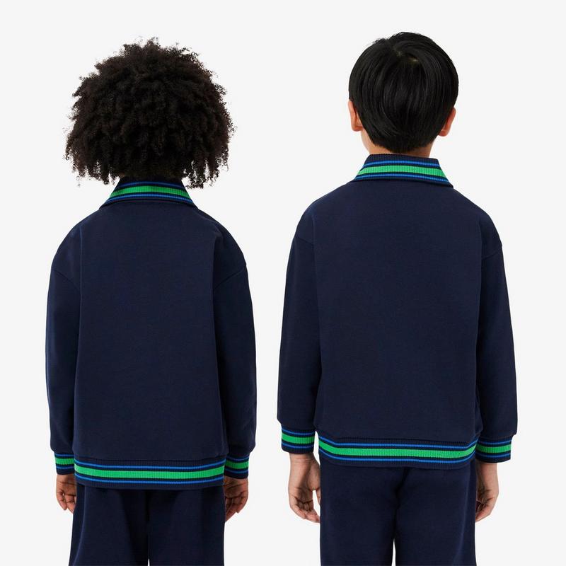 Lacoste Blouson en molleton &agrave; boutons Essentials pour juniors [8-16]