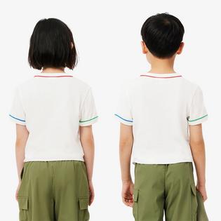 Lacoste Kids' [4-8] Contrast Trim Cotton T-Shirt