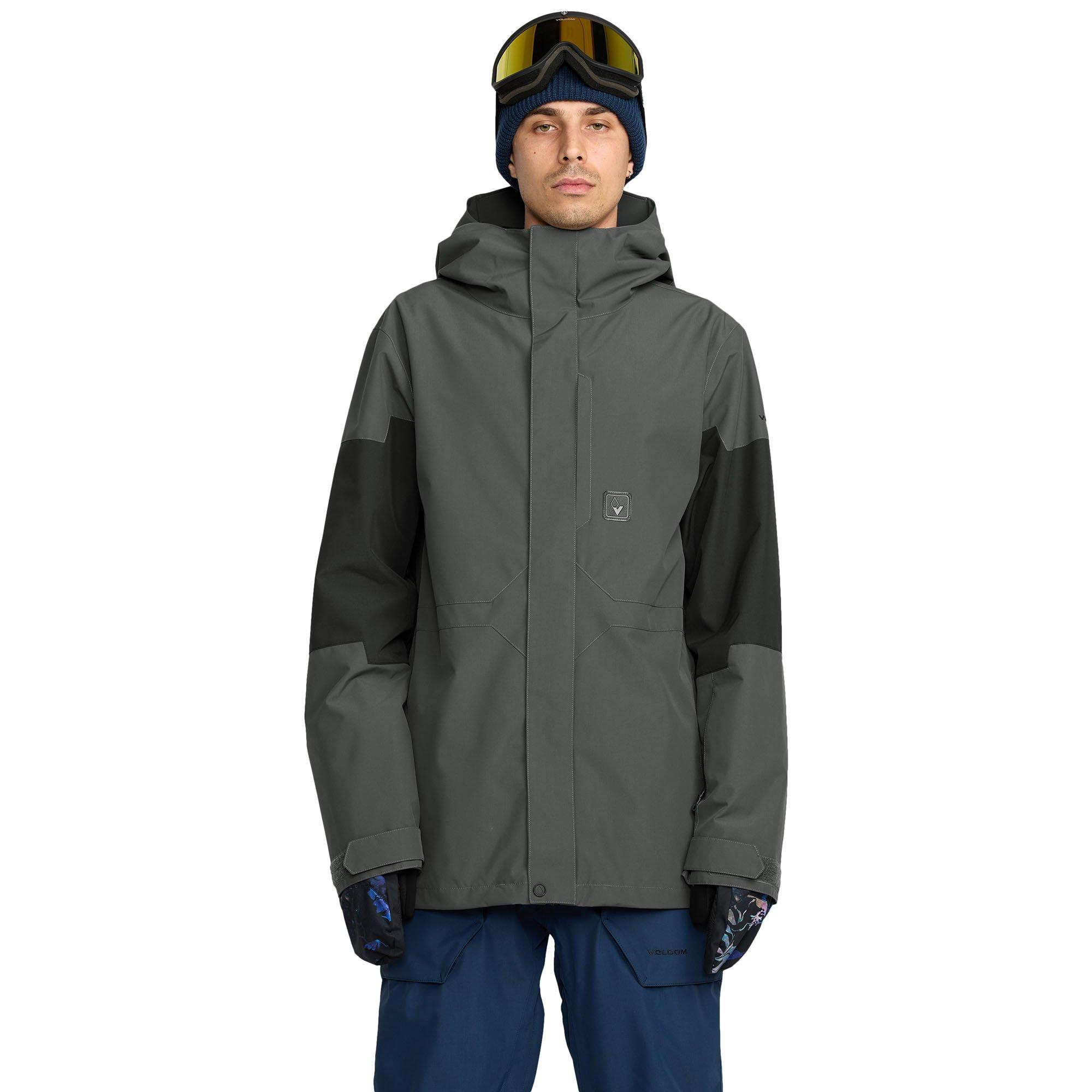 Volcom | Men's Primry Insulated Jacket, Dark Grey, Size Medium