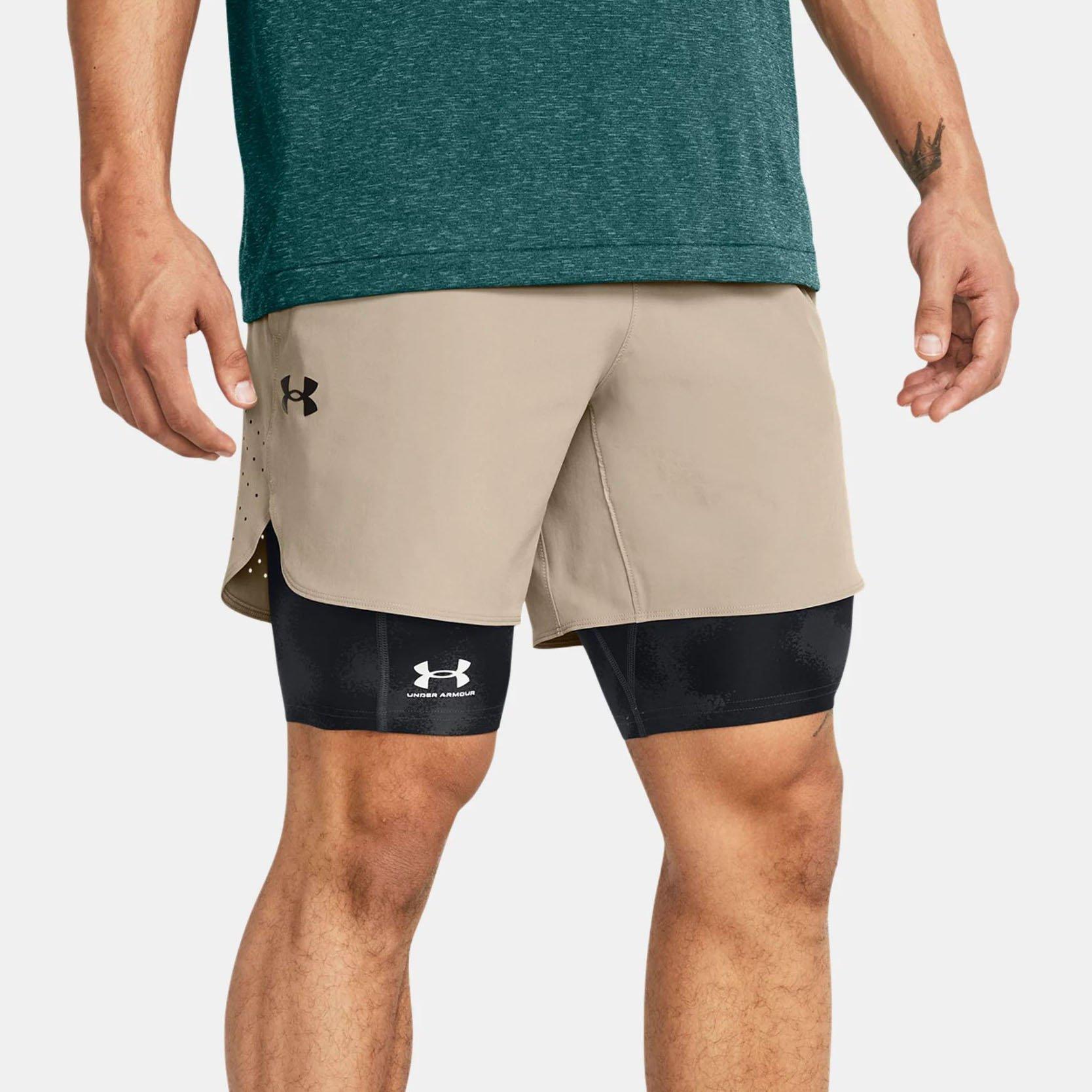 Under Armour | Men's Vanish Elite Shorts, Timberwolf Taupe, Size XL
