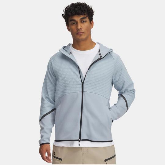 Under Armour Men s Unstoppable Fleece Grid Full-Zip Hoodie