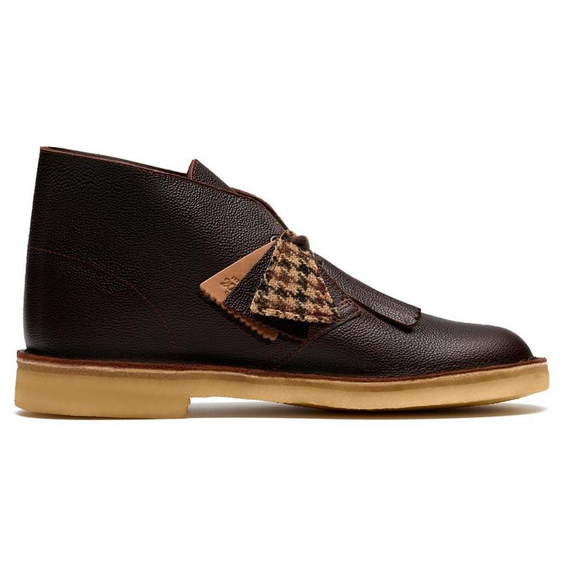Clarks Bottes Desert Harris Tweed pour hommes