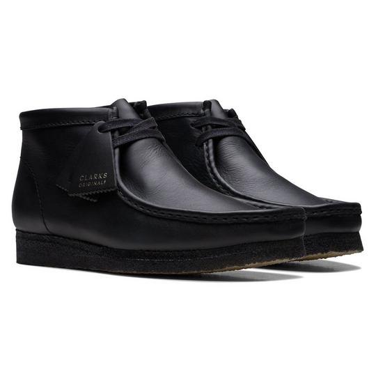 CLARKS / クラークス Wallabee Smooth Leather Clarks Originals Wallabee / Black Leather – Livestock