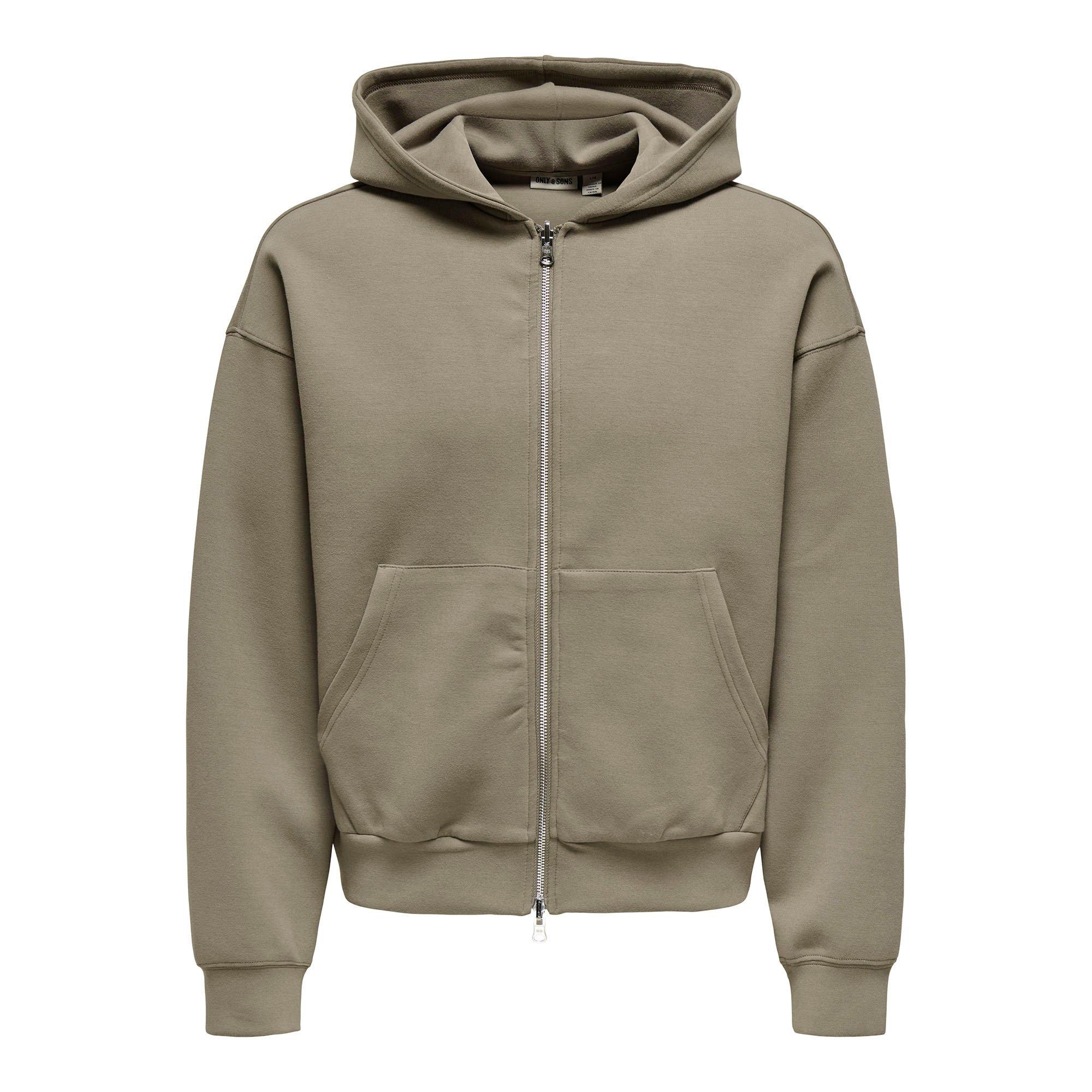 Men's Goyle Boxy Full-Zip Hoodie | Only & Sons | Sporting Life Online
