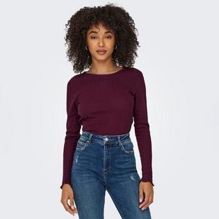 Only Women's Carlotta Long Sleeve Top