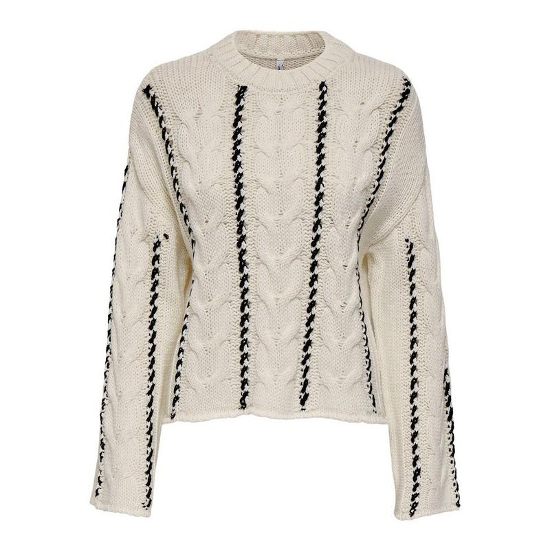 Only Chandail en tricot torsad&eacute; Tessa pour femmes