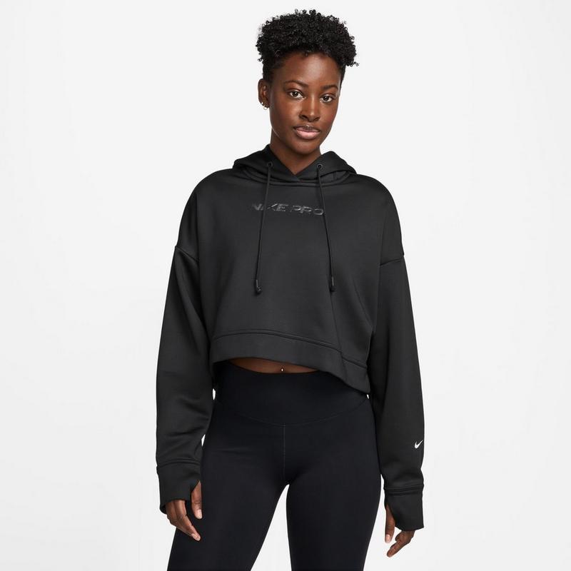 Nike Chandail &agrave; capuchon en molleton Pro Therma-FIT pour femmes