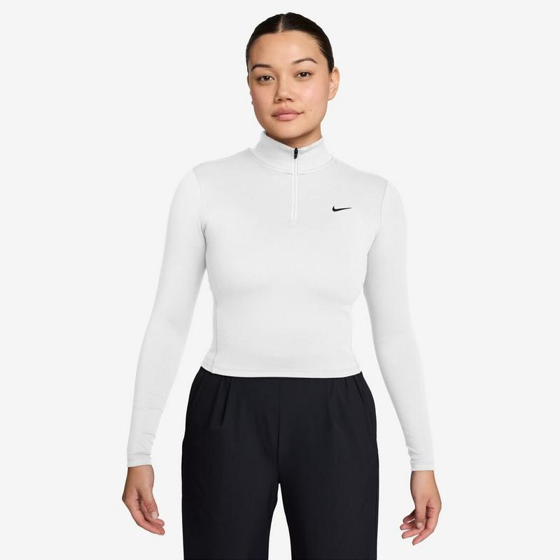 Nike Haut &agrave; glissi&egrave;re 1/4 One Dri-FIT pour femmes