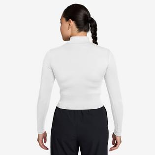 Nike Women's One Fitted Dri-FIT 1/4-Zip Midlayer Top