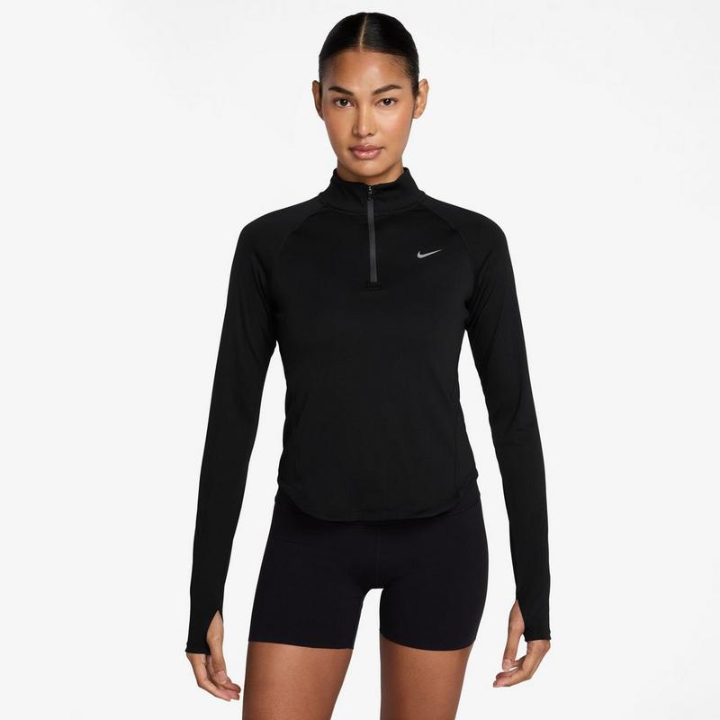 Nike Haut &agrave; glissi&egrave;re 1/4 Tempo Dri-FIT pour femmes