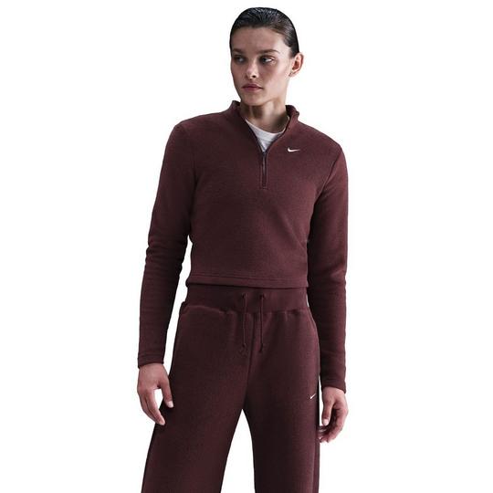 Women's Sportswear Phoenix Plush Slim Cozy Fleece 1/2-Zip Top