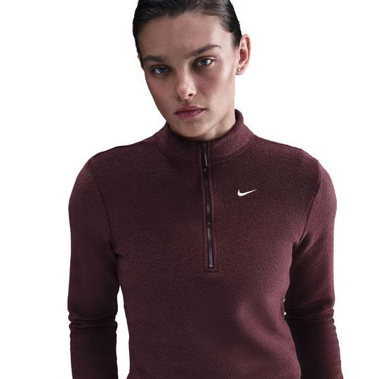 Women's Sportswear Phoenix Plush Slim Cozy Fleece 1/2-Zip Top