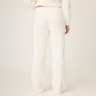 PJ Salvage Women's Chenille Cable Knit Pant