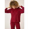 Chandail   capuchon Chenille en tricot torsad  pour femmes