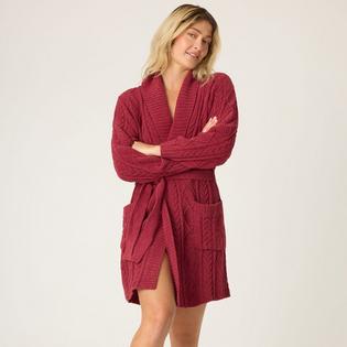 PJ Salvage Women's Chenille Cable Knit Robe