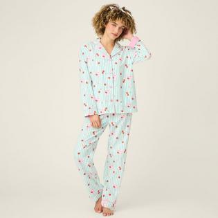 PJ Salvage Pyjama trois pi&egrave;ces Ma Cherie en flanelle pour femmes