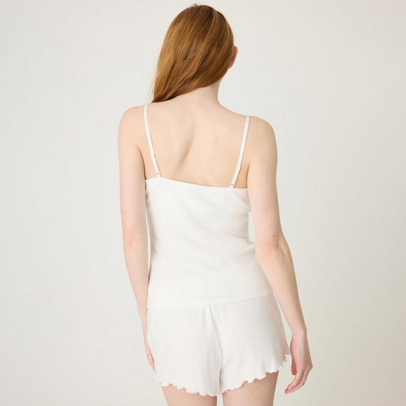 PJ Salvage Women's Pointelle Essentials Cami