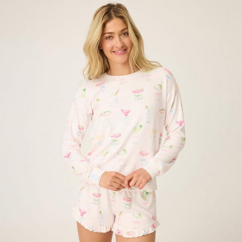 PJ Salvage Haut de pyjama Pretty Punch Cocktail pour femmes