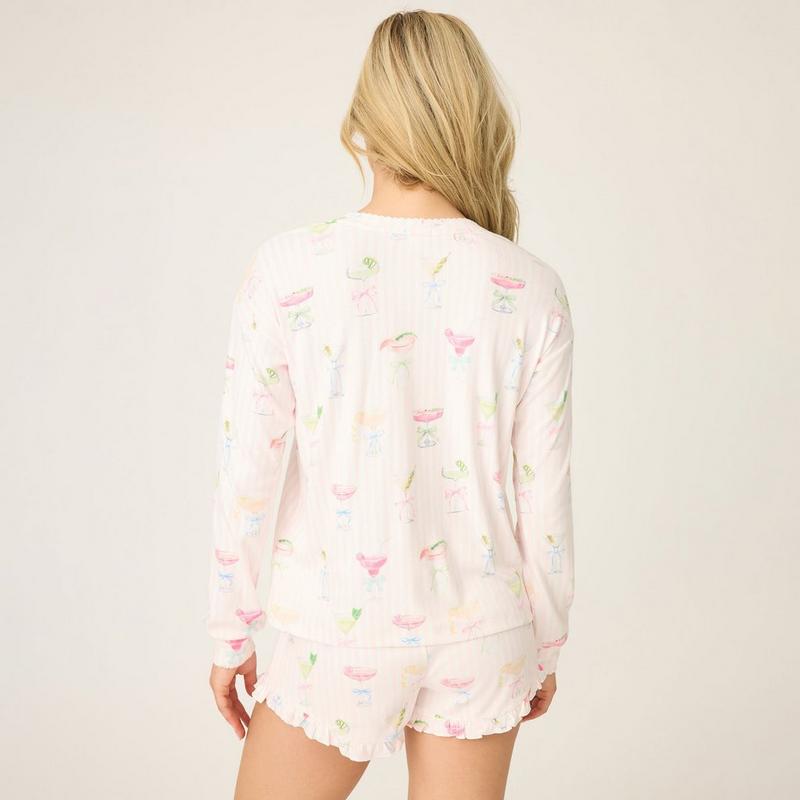 PJ Salvage Haut de pyjama Pretty Punch Cocktail pour femmes
