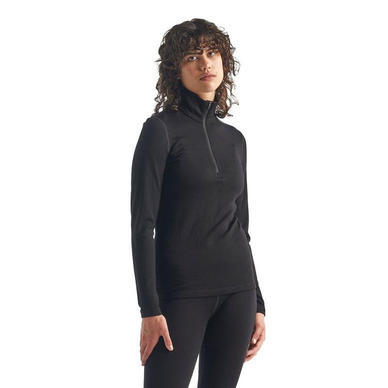Icebreaker Haut thermique &agrave; manches longues et demi-glissi&egrave;re Merino 260 Tech pour femmes