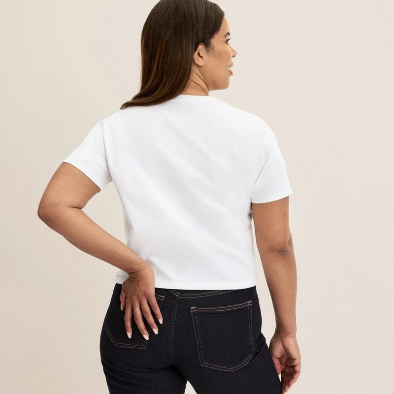Knix T-shirt en coton teint min&eacute;ral pour femmes