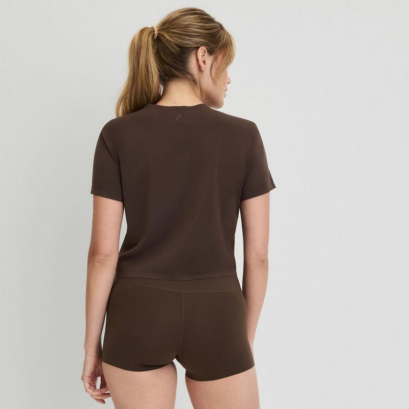 Knix T-shirt court Studio Sleek pour femmes
