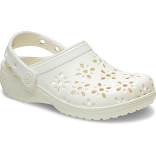 Crocs Unisex Classic Floral Cut-Out Clog