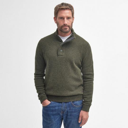Men's Essential Patch Half-Zip Sweater | Barbour | Sporting