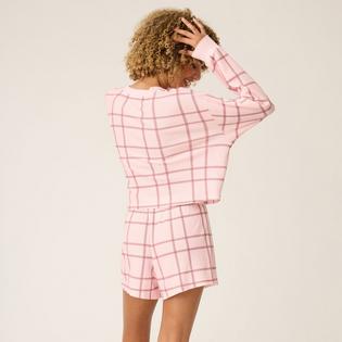 PJ Salvage Women's Boyfriend Boxer Short Two-Piece Pajama Set