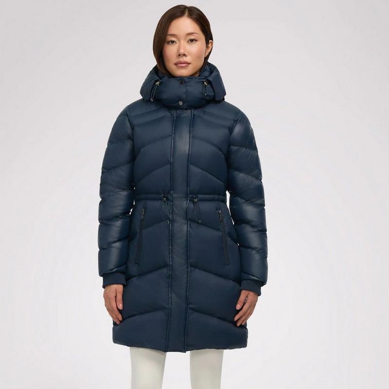 Pajar Manteau matelass&eacute; mi-long Saturn pour femmes