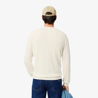 Lacoste Men's Crew Neck Cotton Sweater