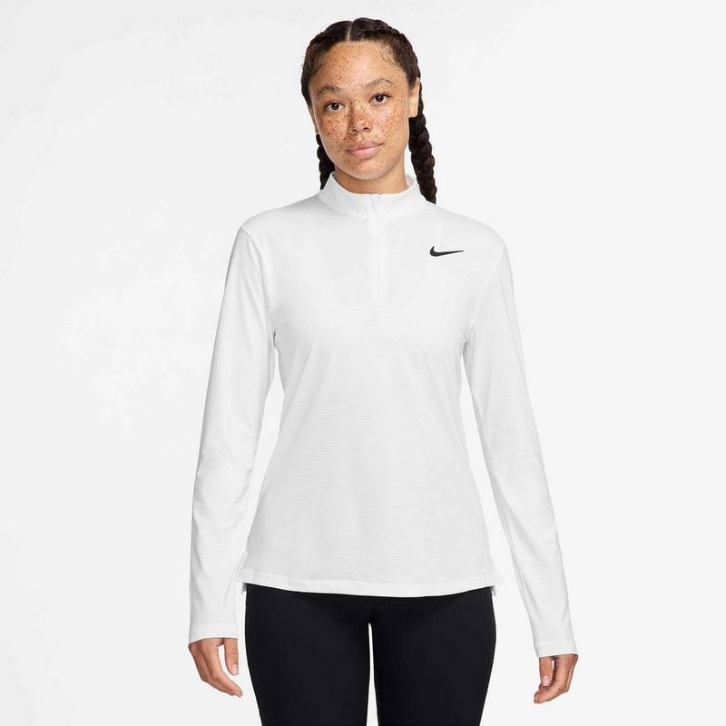 Nike Haut &agrave; glissi&egrave;re 1/4 Victory Dri-FIT UV Protection pour femmes
