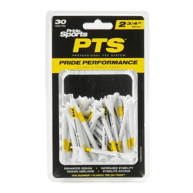 Pride Sports T&eacute;s de golf en plastique Pride Performance 2,75 po (paquet de 30)