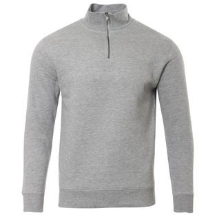 Rumors Men's Mock Neck Fleece 1/4-Zip Top