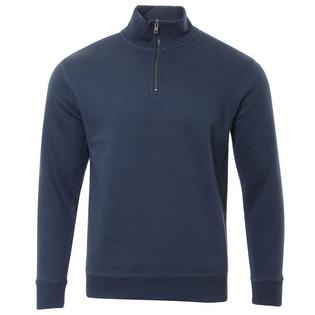 Rumors Men's Mock Neck Fleece 1/4-Zip Top
