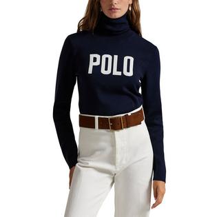 Polo Ralph Lauren Women's Logo Roll Neck Sweater
