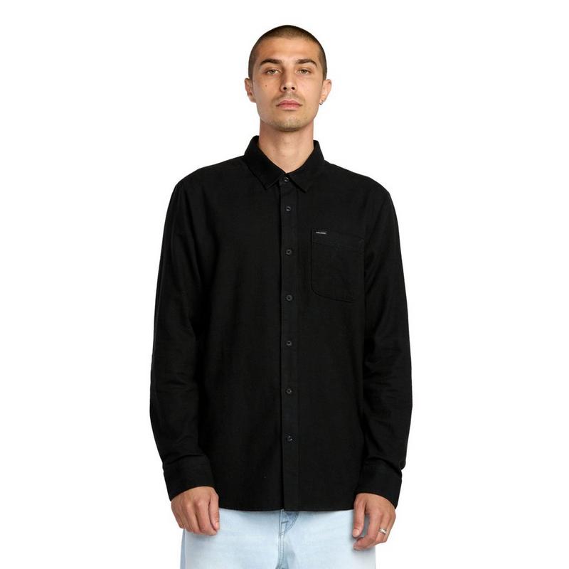 Volcom Chemise en flanelle de couleur unie Caden pour hommes